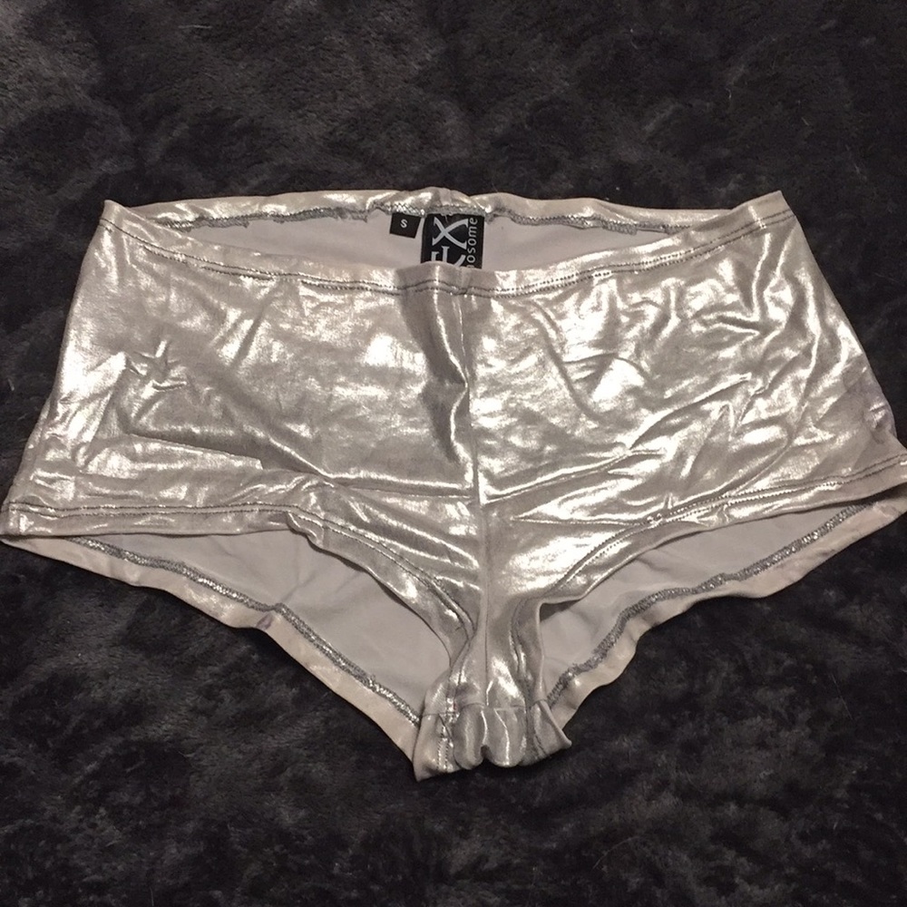 Hex Chromosome Shiny derby booty shorts